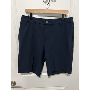 Lululemon Commission Relaxed Fit Short 11" *Warpstreme - True‎ Navy - Size 36